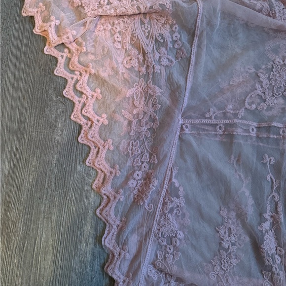 Light Pink Short Coverup - Picture 5 of 6